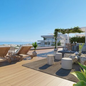 La Gaspara, Three bedroom penthouse with private solarium in West Estepona