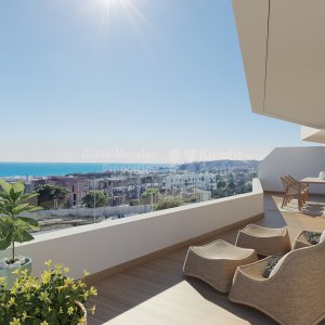 Apartamento en 1ª planta en complejo de 40 unidades en Estepona Oeste