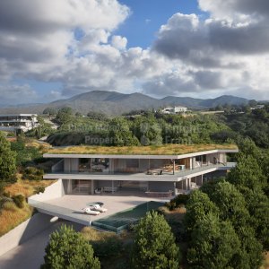 Une résidence moderne de six chambres avec vue sur la mer à Monte Mayor