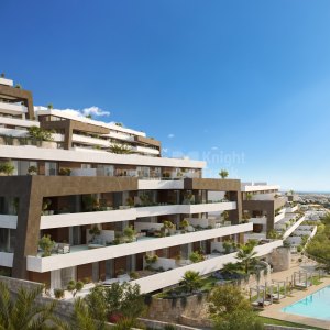 Estepona East, East facing, three-bedroom ground floor apartment on the New Golden Mile