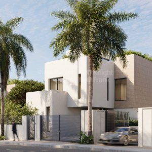 Pinomar, Nueva villa junto a la playa de cuatro dormitorios en el este de Marbella