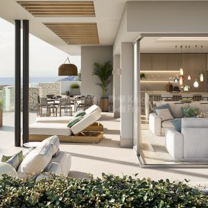 Ojen, Apartamento en 1ª planta de 3 dormitorios con vistas al mar