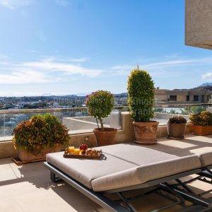 Los Arrayanes, Helle Wohnung mit Panoramablick auf das Meer