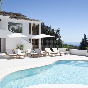 El Rosario, Villa Bellevue, spectacular views in Marbella East