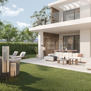 Estepona East, Two bedroom ground floor apartment in the New Golden Mile, Estepona