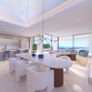 Estepona Golf, Moderne, elegante Villa mit Blick auf den Golfplatz in Estepona