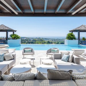 Villa con vistas panorámicas en Los Flamingos