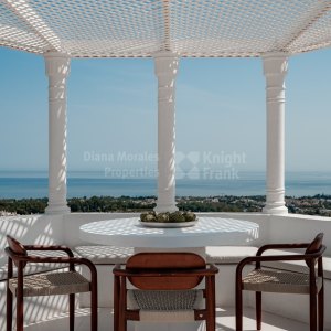 Jardines Colgantes, Oía, fully renovated duplex penthouse with panoramic views