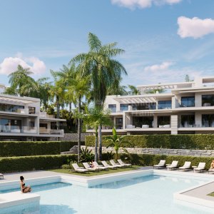 Estepona West, Three-bedroom penthouse with solarium in West Estepona