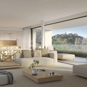 Two-bedroom penthouse in 21-unit complex in Elviria, East of Marbella