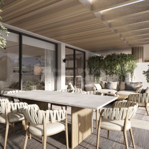 Apartamento en planta baja de dos dormitorios en Los Flamingos