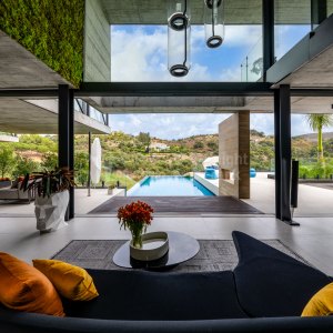 Marbella Club Golf Resort, Villa moderne avec vue imprenable