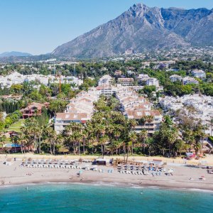 Las Cañas Beach, Apartamento en primera línea de playa en la Milla de Oro