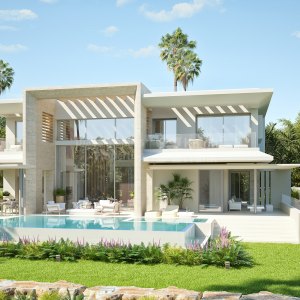 Palo Alto, 4-bedroom luxury villa with with swimming pool and sea views