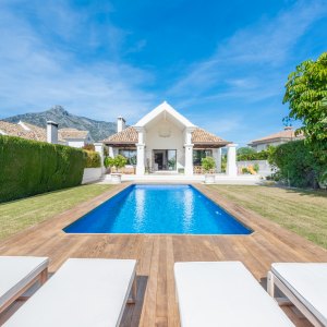 Villa recién reformada en Las Lomas del Marbella Club