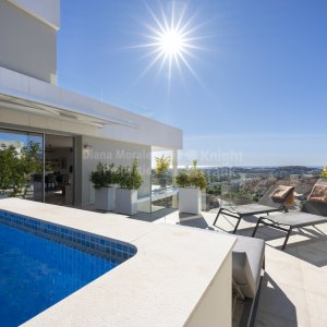 La Morelia de Marbella, Luxueux penthouse en duplex avec vue imprenable et piscine privée chauffée