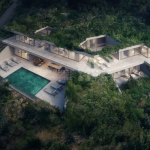 Monte Mayor, Villa de luxe à Benahavis avec vue panoramique et design durable