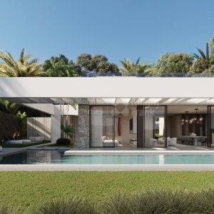 Haza del Conde, Villa on one level on the first line of golf