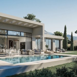 Benahavis, Detached villa in gated complex