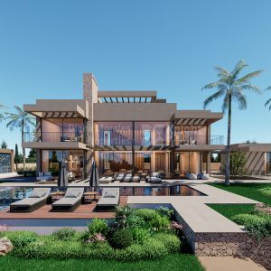 Schlüsselfertiges Projekt für Villa in Los Flamingos
