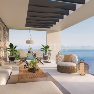 Apartamento de tres dormitorios con impresionantes vistas al mar en Ojén