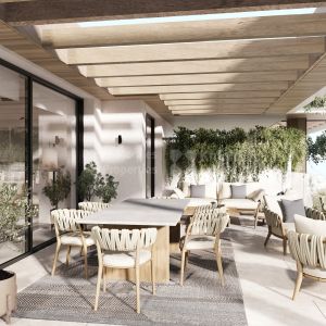 Three bedroom penthouse with solarium in Los Flamingos