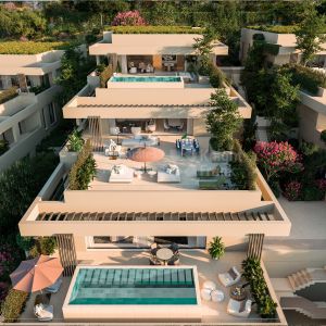 Benahavis, Penthouse spacieux de trois chambres avec vue imprenable sur la mer