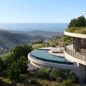 Monte Mayor, A contemporary five-bedroom villa with sea views on elevated plot