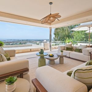 Los Arrayanes, Feroz: el espacio de una villa en un ático con vistas panorámicas