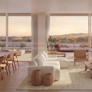 Three-bedroom penthouse with roof terrace in Finca Cortesín