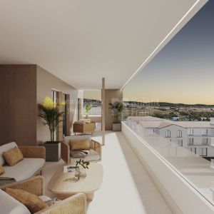 S. Pedro Centro, Penthouse deux pièces pratique au centre-ville de San Pedro