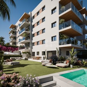 Estepona Ciudad, Apartamento de 2 dormitorios en complejo de 43 viviendas en Estepona