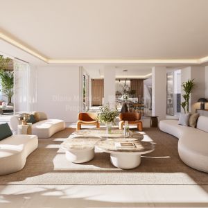 Marbella Ciudad, Apartamento en 2ª planta con solarium en la Milla de Oro de Marbella