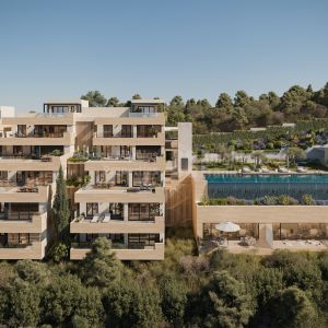 Los Altos de los Monteros, Трёхкомнатная квартира на первом этаже с видом на море в Восточной Марбелье