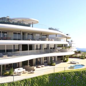 Benahavis, Appartement de trois chambres au premier étage avec vue sur la mer