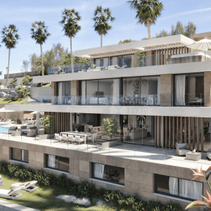 Real de La Quinta, Schlüsselfertiges Projekt für eine Villa mit Panoramablick auf die Mittelmeerküste.