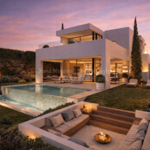 Estepona Golf, Modern, elegant villa facing the golf course in West Estepona