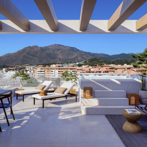 Estepona, Appartement au troisième étage avec vue sur la ville