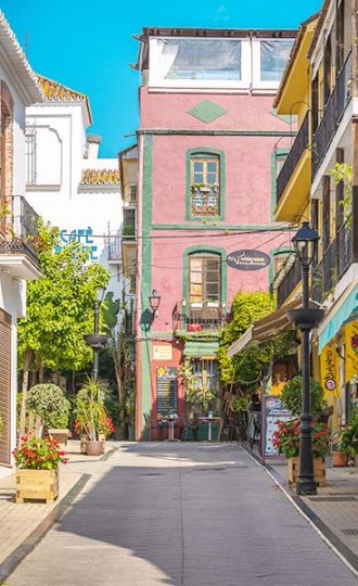 downtown marbella street