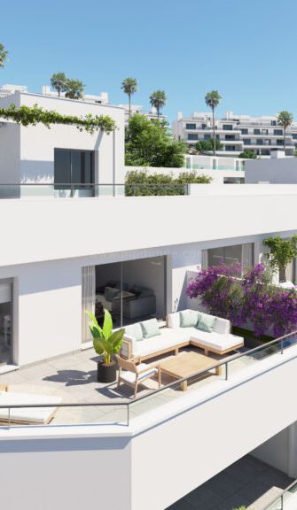 Modern Apartments with Sea View in the New Golden Mile, Estepona