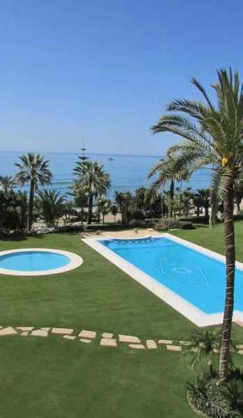 Front Line Beach Marbella Mansion for Rent