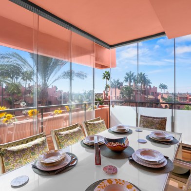 Elegant Three-Bedroom Apartment with Sea Views in Las Salinas, Estepona East