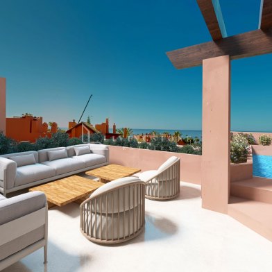 Penthouse zu verkaufen auf Torre Bermeja, Estepona Ost