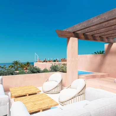 Modern Beachfront Penthouse in Torre Bermeja, Estepona East