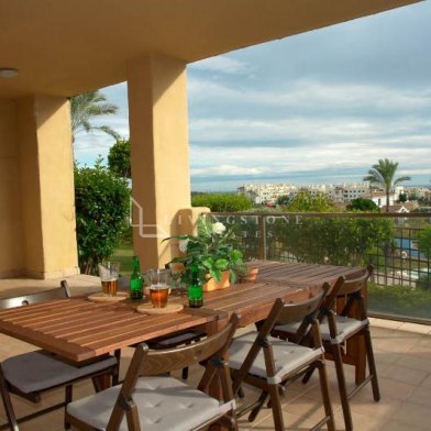 Elegant Ground Floor Apartment with Panoramic Views in La Resina Golf, Estepona East