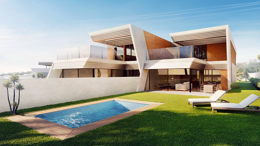 Modern development in the beautiful natural setting of Las Lagunas, Mijas