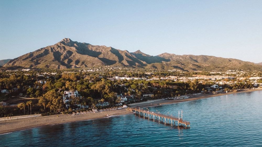 a panoramic view of Marbella Golden Mile, featured image for the article 