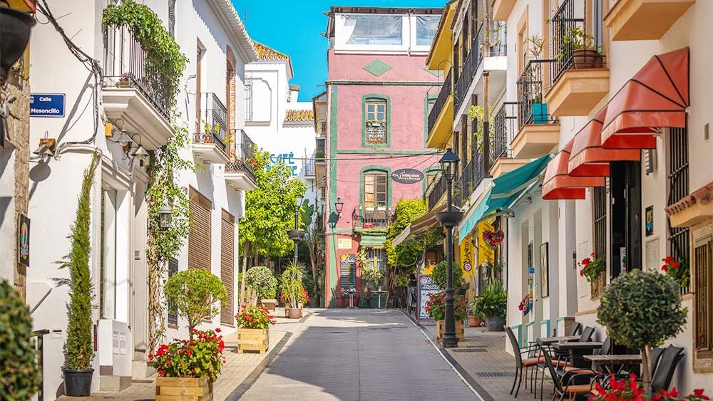 downtown marbella street