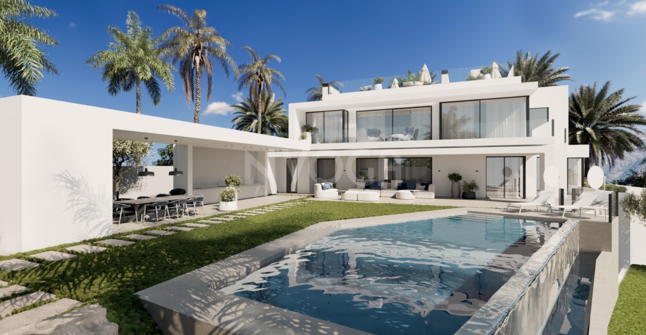 Villa de Lujo con Vistas Espectaculares al Mar y la montaña en Cascada de Camoján, Marbella