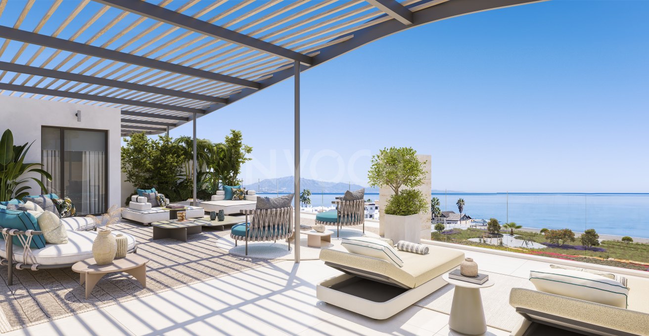 Fantastic 3-bedroom penthouse on the beachfront in a unique development, NUBAY